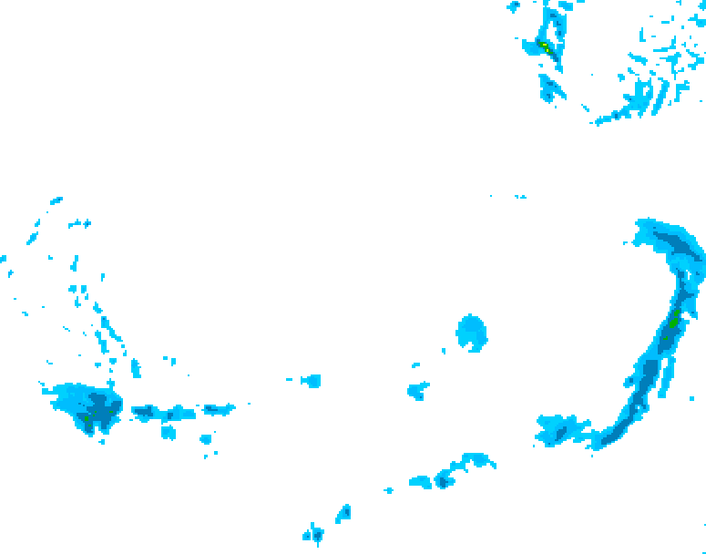 GDPS precipitation 234 hour forecast chart for Canada based on 2026/02/18 0000Z data