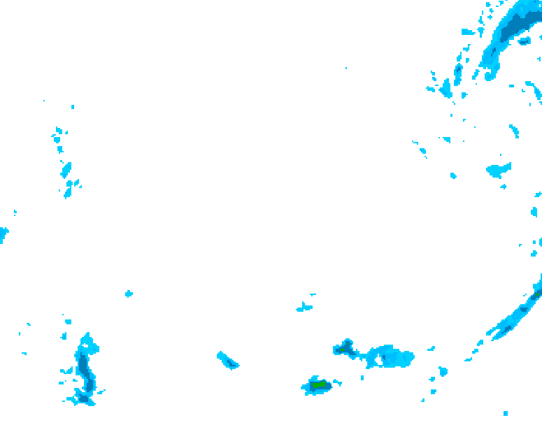 GDPS precipitation 030 hour forecast chart for Canada based on 2026/02/18 1200Z data