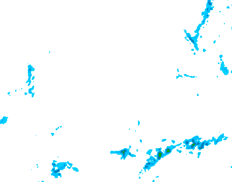 GDPS precipitation 042 hour forecast chart for Canada based on 2026/02/18 1200Z data