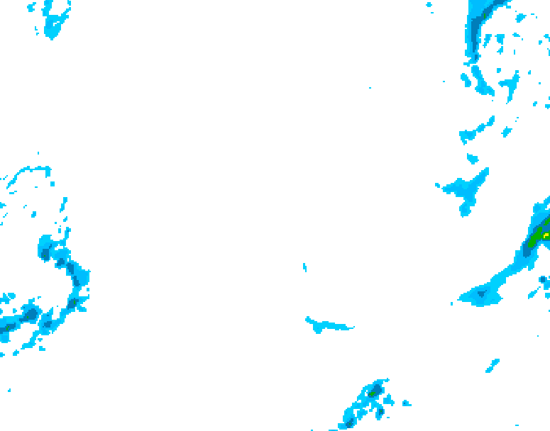 GDPS precipitation 072 hour forecast chart for Canada based on 2026/02/18 1200Z data