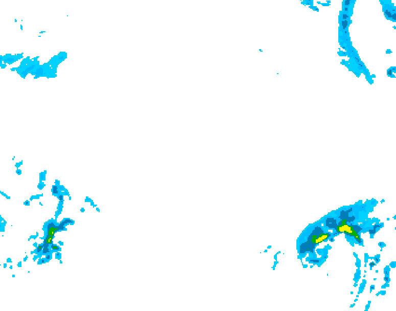GDPS precipitation 120 hour forecast chart for Canada based on 2026/02/18 1200Z data