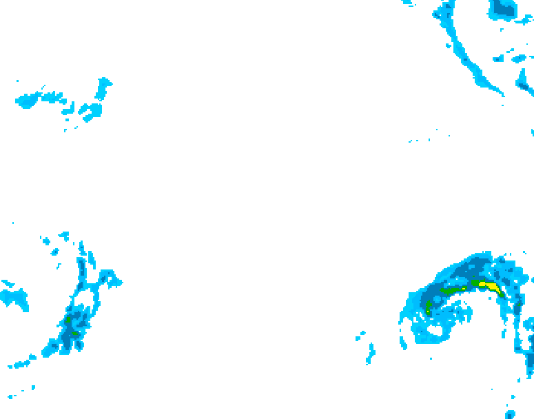 GDPS precipitation 126 hour forecast chart for Canada based on 2026/02/18 1200Z data