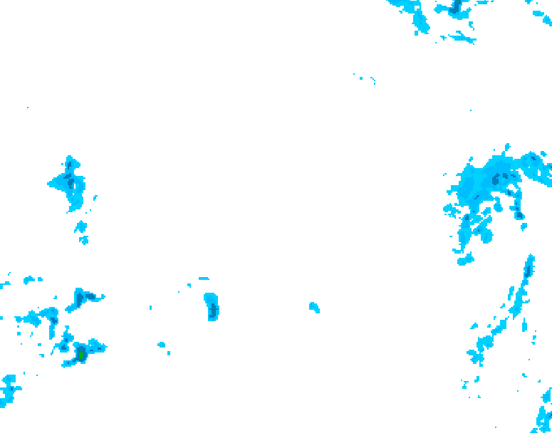 GDPS precipitation 150 hour forecast chart for Canada based on 2026/02/18 1200Z data