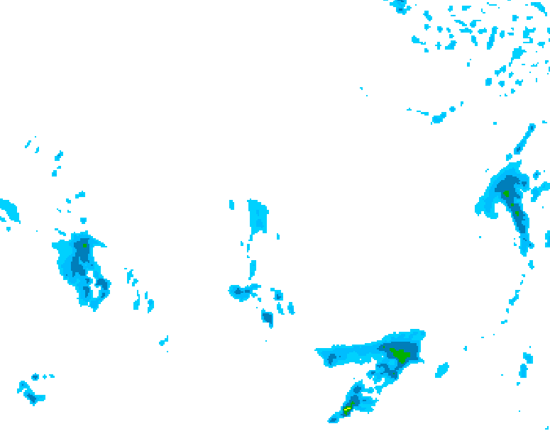 GDPS precipitation 216 hour forecast chart for Canada based on 2026/02/18 1200Z data