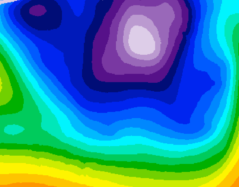 GDPS 500 millibar geopotential height 144 hour forecast chart for Canada based on 2026/02/19 0000Z data
