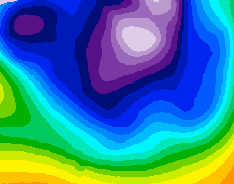 GDPS 500 millibar geopotential height 156 hour forecast chart for Canada based on 2026/02/19 0000Z data