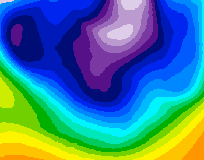GDPS 500 millibar geopotential height 168 hour forecast chart for Canada based on 2026/02/19 0000Z data