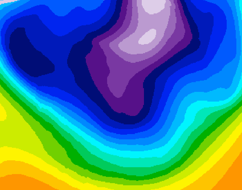 GDPS 500 millibar geopotential height 174 hour forecast chart for Canada based on 2026/02/19 0000Z data