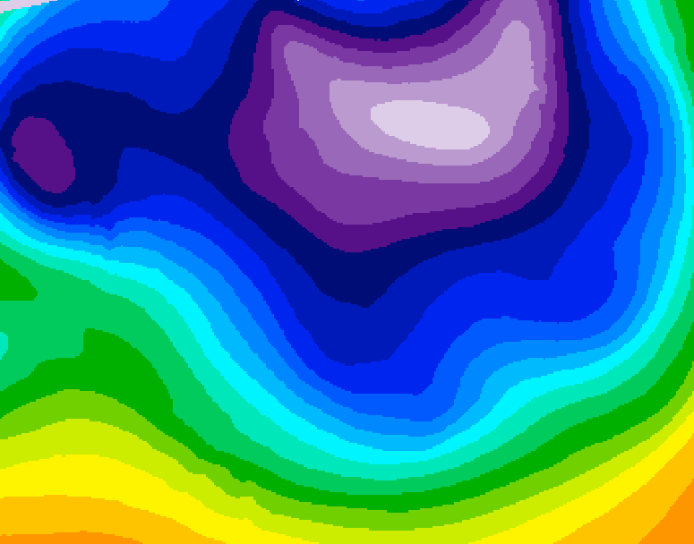 GDPS 500 millibar geopotential height 144 hour forecast chart for Canada based on 2026/02/19 1200Z data