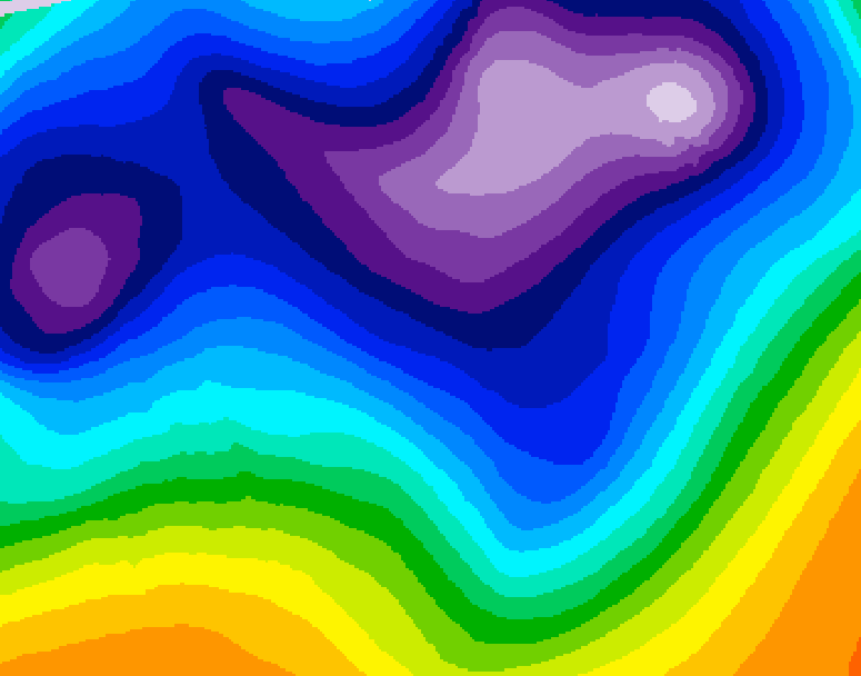 GDPS 500 millibar geopotential height 168 hour forecast chart for Canada based on 2026/02/19 1200Z data