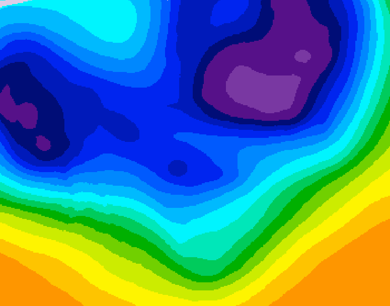 GDPS 500 millibar geopotential height 240 hour forecast chart for Canada based on 2026/02/19 1200Z data