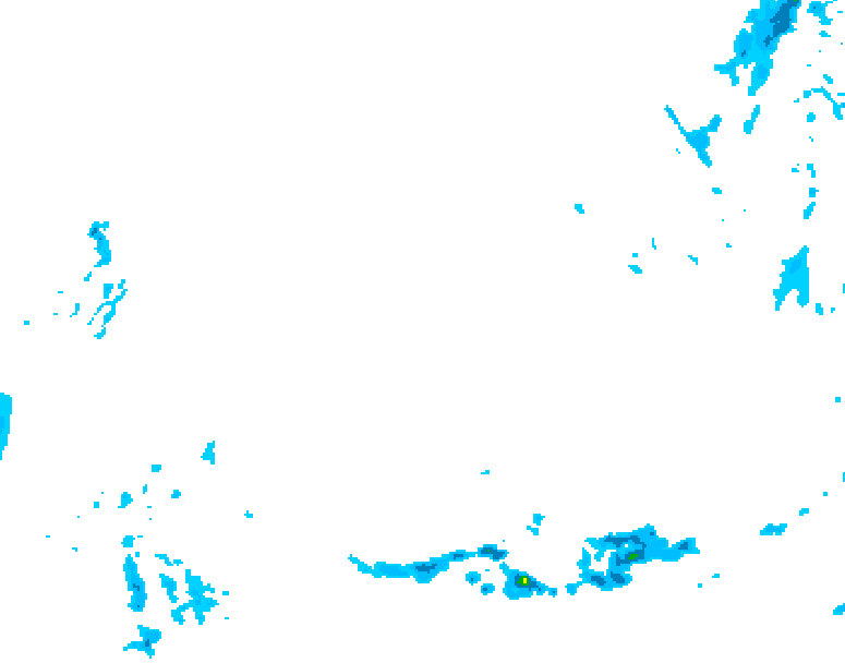 GDPS precipitation 024 hour forecast chart for Canada based on 2026/02/19 0000Z data