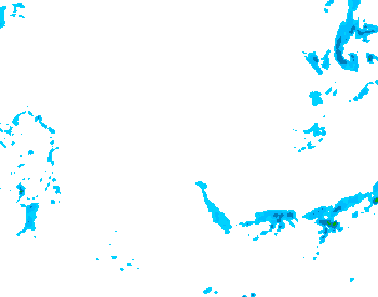 GDPS precipitation 048 hour forecast chart for Canada based on 2026/02/19 0000Z data