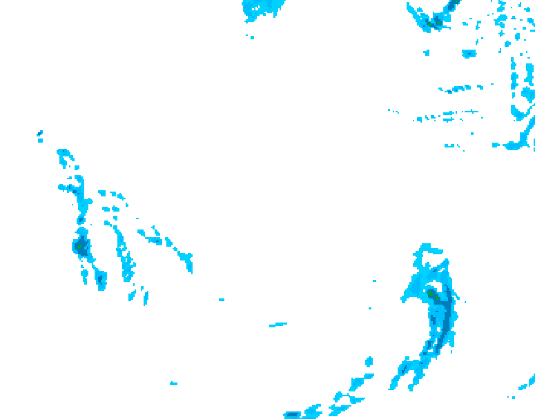 GDPS precipitation 180 hour forecast chart for Canada based on 2026/02/19 0000Z data