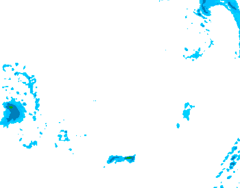 GDPS precipitation 222 hour forecast chart for Canada based on 2026/02/19 1200Z data