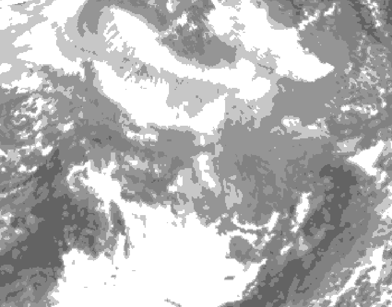 GDPS total cloud 168 hour forecast chart for Canada based on 2026/02/19 1200Z data