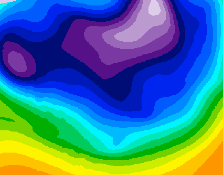 GDPS 500 millibar geopotential height 144 hour forecast chart for Canada based on 2026/02/20 0000Z data