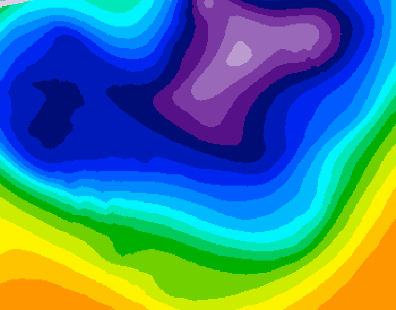 GDPS 500 millibar geopotential height 168 hour forecast chart for Canada based on 2026/02/20 0000Z data