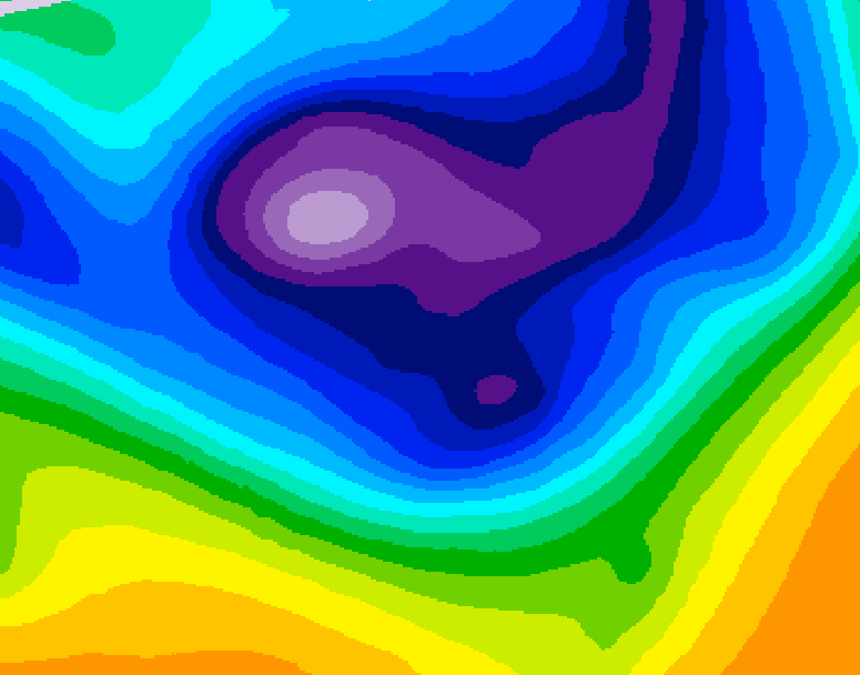GDPS 500 millibar geopotential height 210 hour forecast chart for Canada based on 2026/02/20 0000Z data
