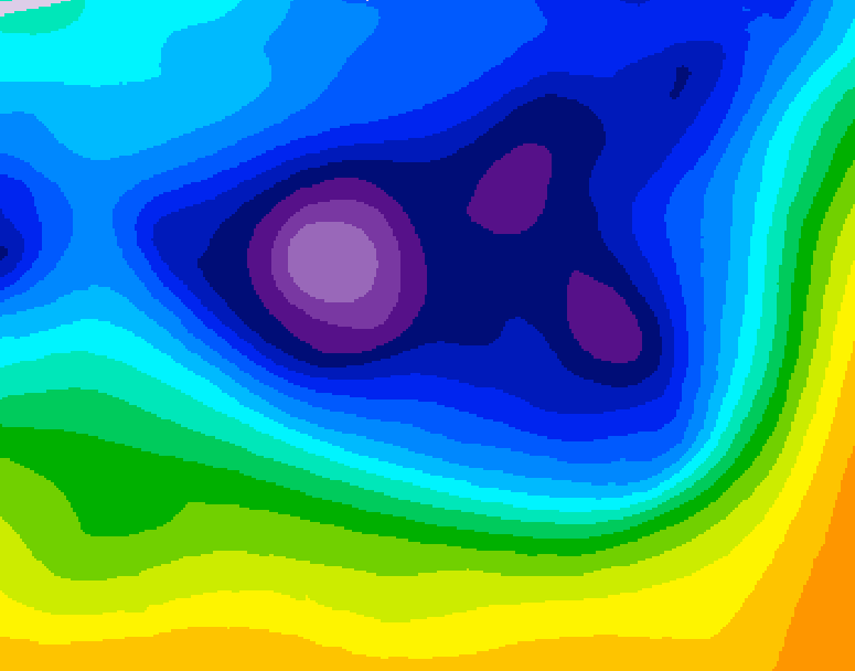 GDPS 500 millibar geopotential height 240 hour forecast chart for Canada based on 2026/02/20 0000Z data