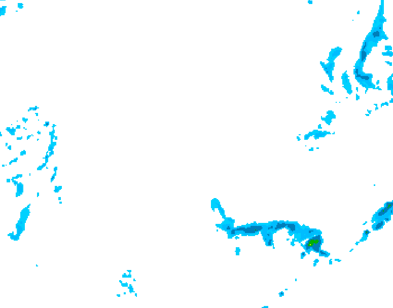 GDPS precipitation 018 hour forecast chart for Canada based on 2026/02/20 0000Z data