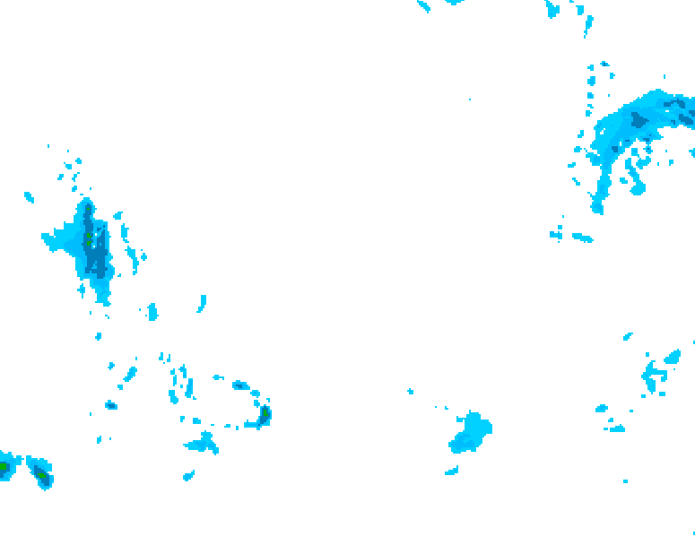 GDPS precipitation 126 hour forecast chart for Canada based on 2026/02/20 0000Z data