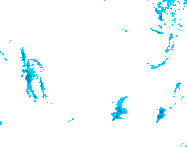GDPS precipitation 132 hour forecast chart for Canada based on 2026/02/20 1200Z data