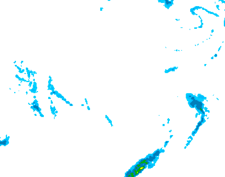 GDPS precipitation 156 hour forecast chart for Canada based on 2026/02/20 1200Z data