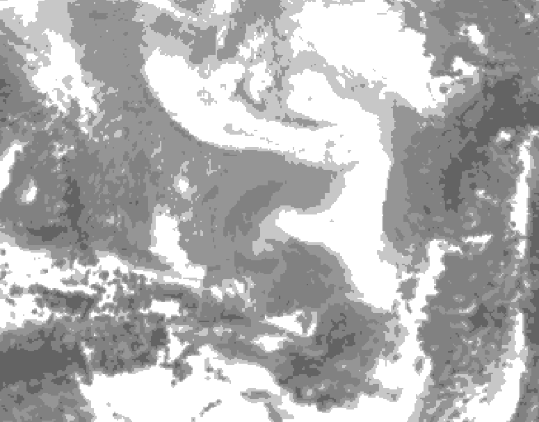 GDPS total cloud 108 hour forecast chart for Canada based on 2026/02/20 1200Z data