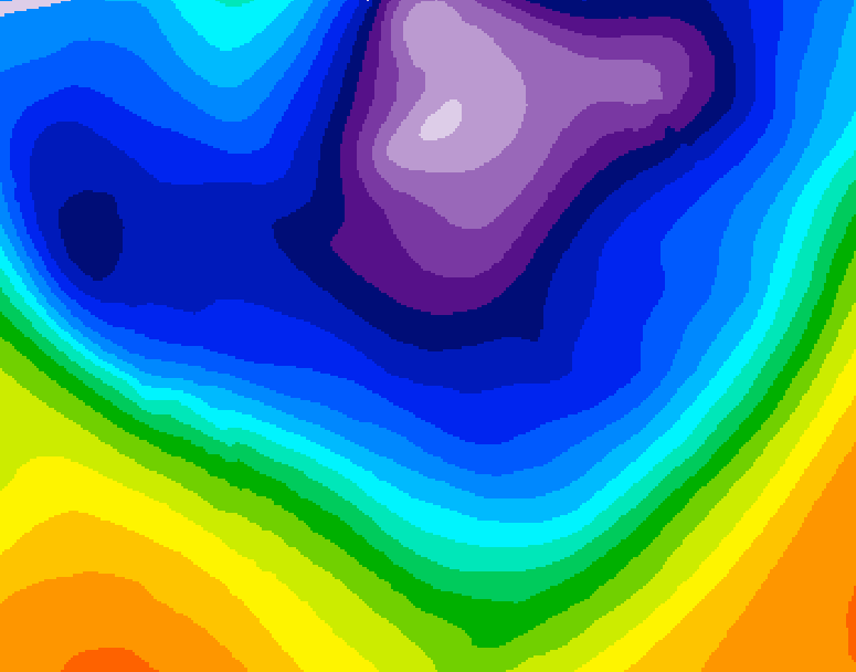 GDPS 500 millibar geopotential height 144 hour forecast chart for Canada based on 2026/02/21 0000Z data