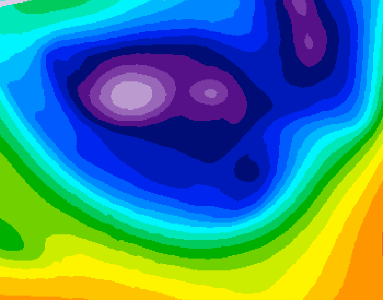GDPS 500 millibar geopotential height 192 hour forecast chart for Canada based on 2026/02/21 0000Z data