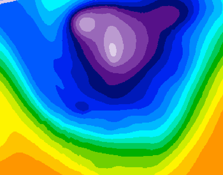 GDPS 500 millibar geopotential height 144 hour forecast chart for Canada based on 2026/02/21 1200Z data