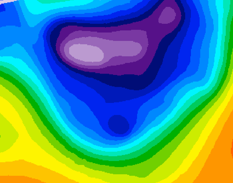 GDPS 500 millibar geopotential height 168 hour forecast chart for Canada based on 2026/02/21 1200Z data