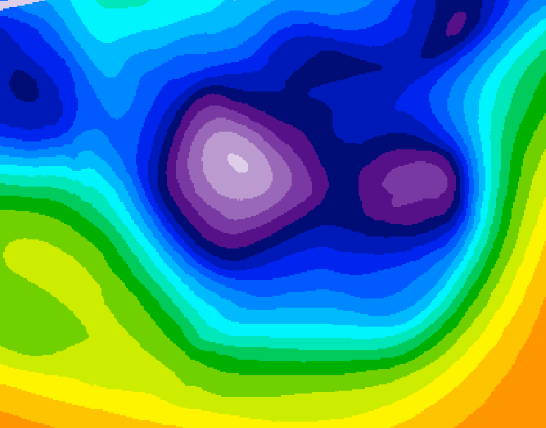 GDPS 500 millibar geopotential height 216 hour forecast chart for Canada based on 2026/02/21 1200Z data