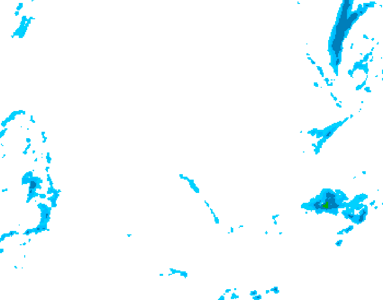 GDPS precipitation 006 hour forecast chart for Canada based on 2026/02/21 0000Z data