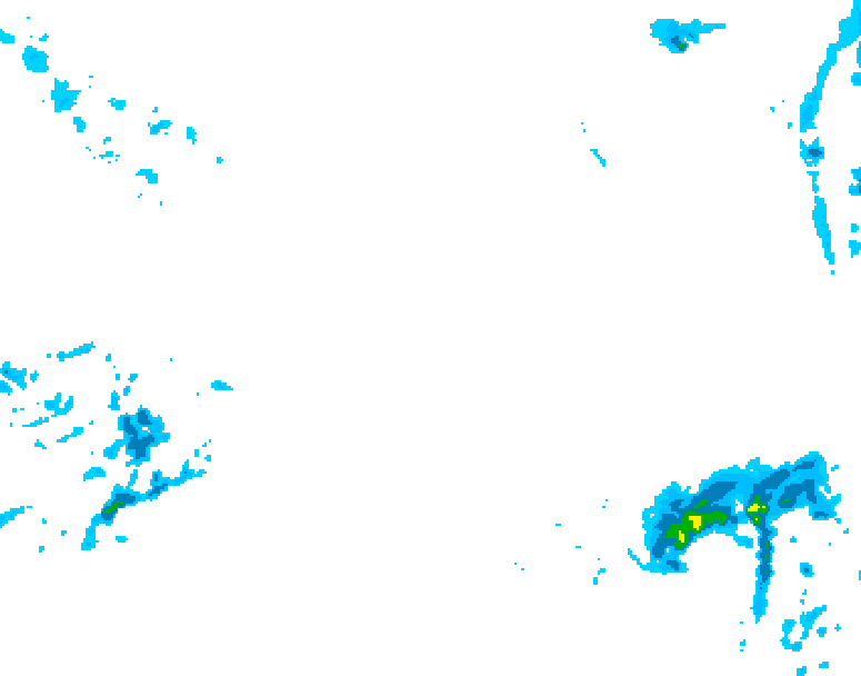 GDPS precipitation 054 hour forecast chart for Canada based on 2026/02/21 0000Z data