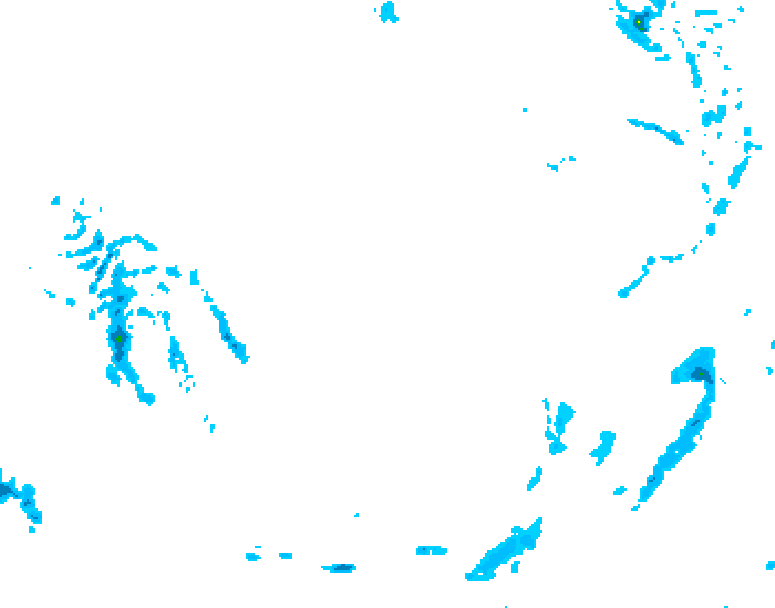 GDPS precipitation 126 hour forecast chart for Canada based on 2026/02/21 0000Z data