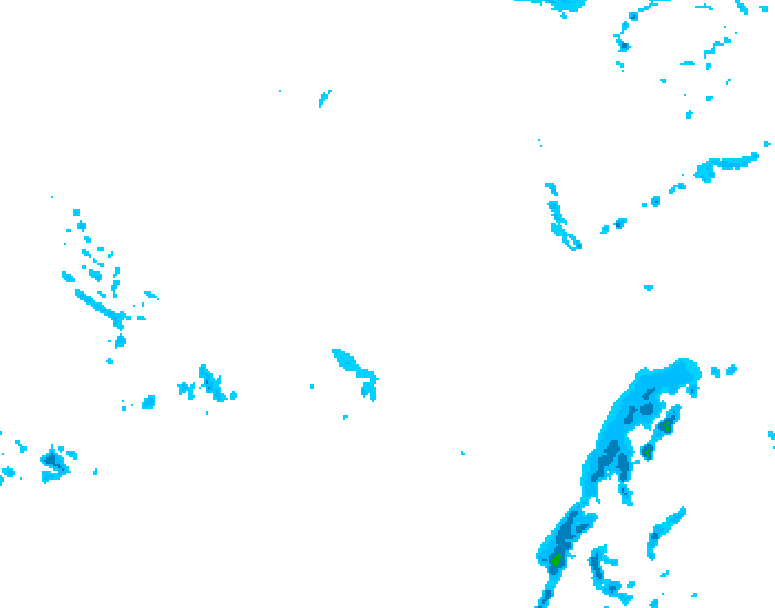 GDPS precipitation 156 hour forecast chart for Canada based on 2026/02/21 0000Z data
