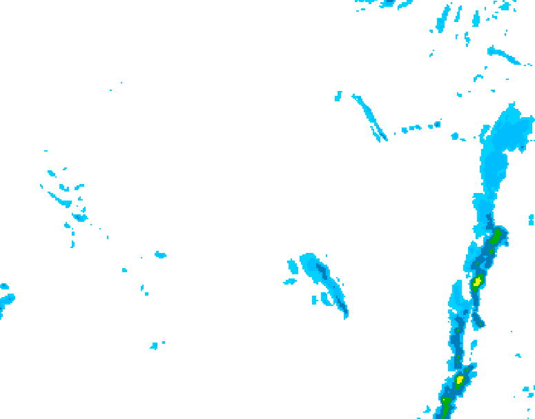 GDPS precipitation 174 hour forecast chart for Canada based on 2026/02/21 0000Z data