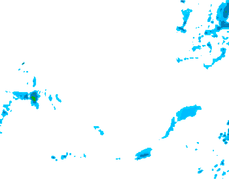GDPS precipitation 240 hour forecast chart for Canada based on 2026/02/21 0000Z data