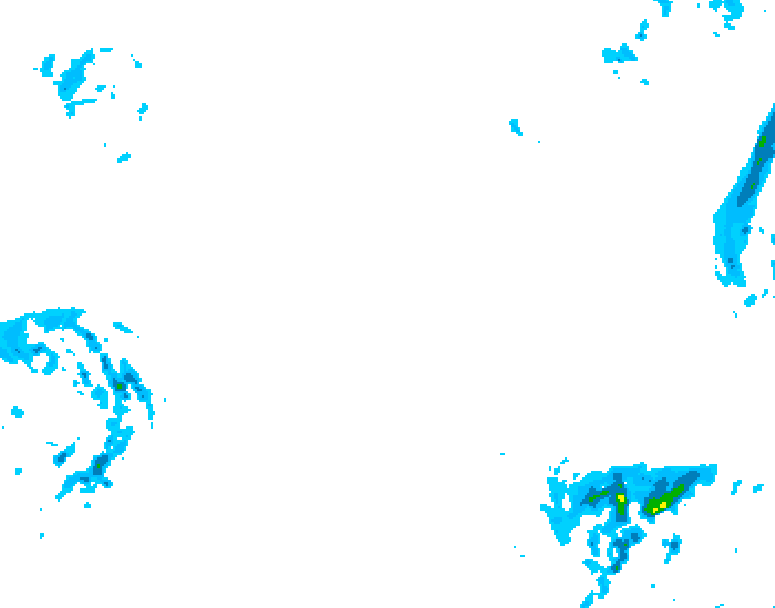 GDPS precipitation 030 hour forecast chart for Canada based on 2026/02/21 1200Z data