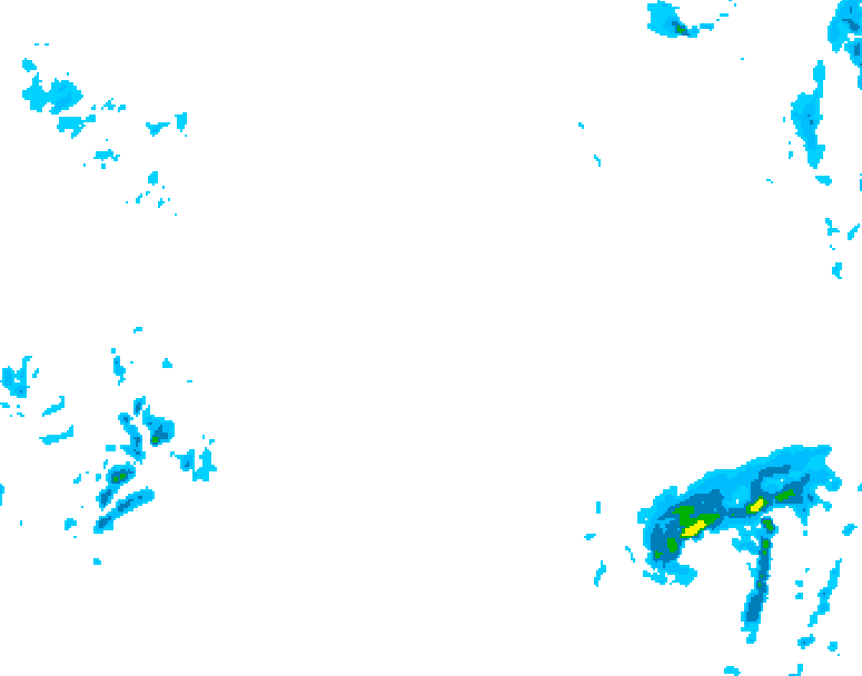 GDPS precipitation 042 hour forecast chart for Canada based on 2026/02/21 1200Z data