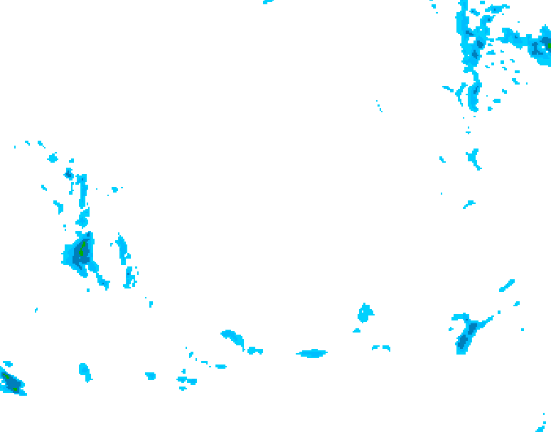 GDPS precipitation 102 hour forecast chart for Canada based on 2026/02/21 1200Z data