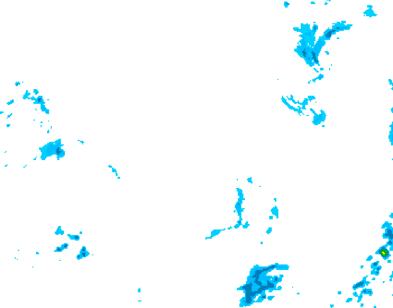GDPS precipitation 234 hour forecast chart for Canada based on 2026/02/21 1200Z data