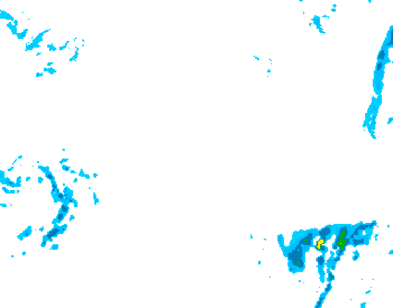 GDPS precipitation 024 hour forecast chart for Canada based on 2026/02/22 0000Z data