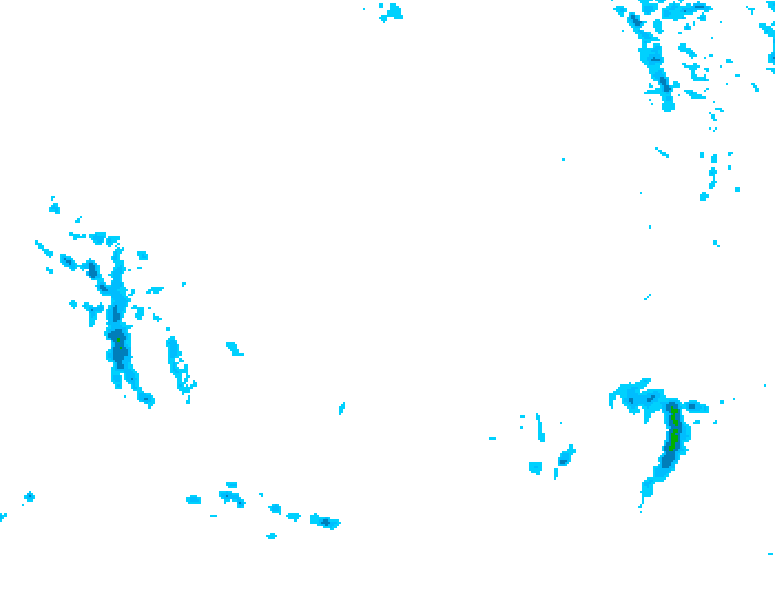 GDPS precipitation 096 hour forecast chart for Canada based on 2026/02/22 0000Z data