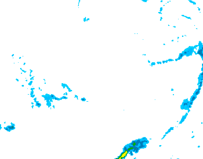 GDPS precipitation 120 hour forecast chart for Canada based on 2026/02/22 0000Z data