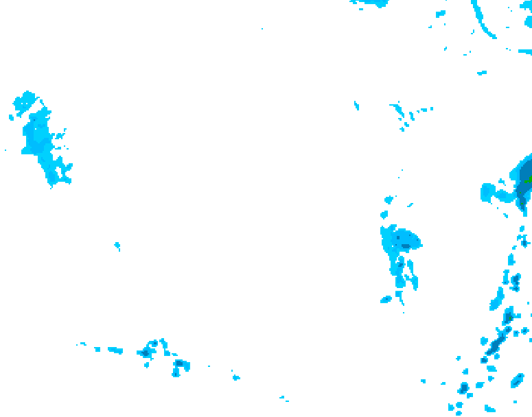 GDPS precipitation 180 hour forecast chart for Canada based on 2026/02/22 0000Z data