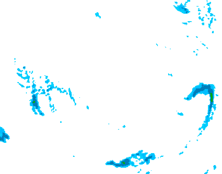 GDPS precipitation 096 hour forecast chart for Canada based on 2026/02/22 1200Z data