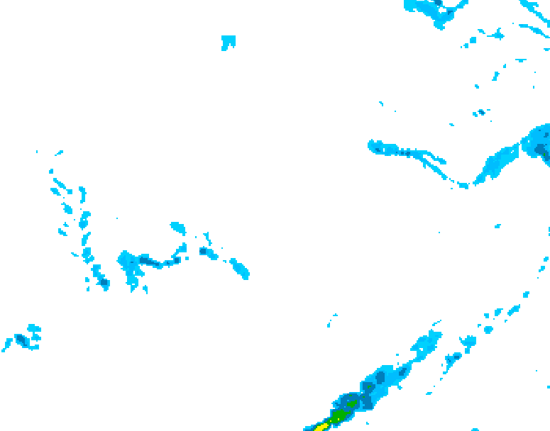 GDPS precipitation 108 hour forecast chart for Canada based on 2026/02/22 1200Z data